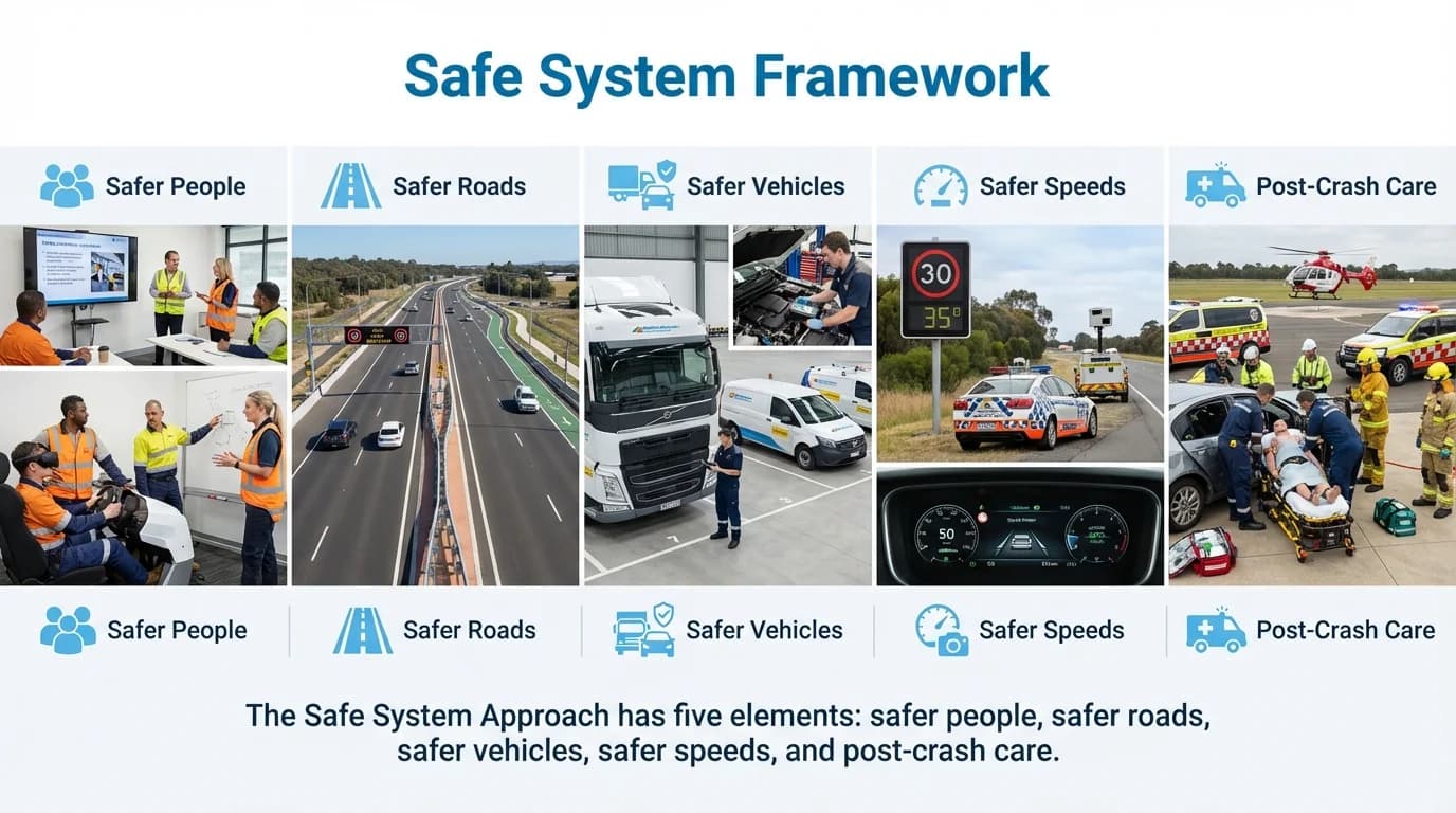 MAEZ legacy graphic: gemini fact the safe system approach has five elements safer p 1764768339601