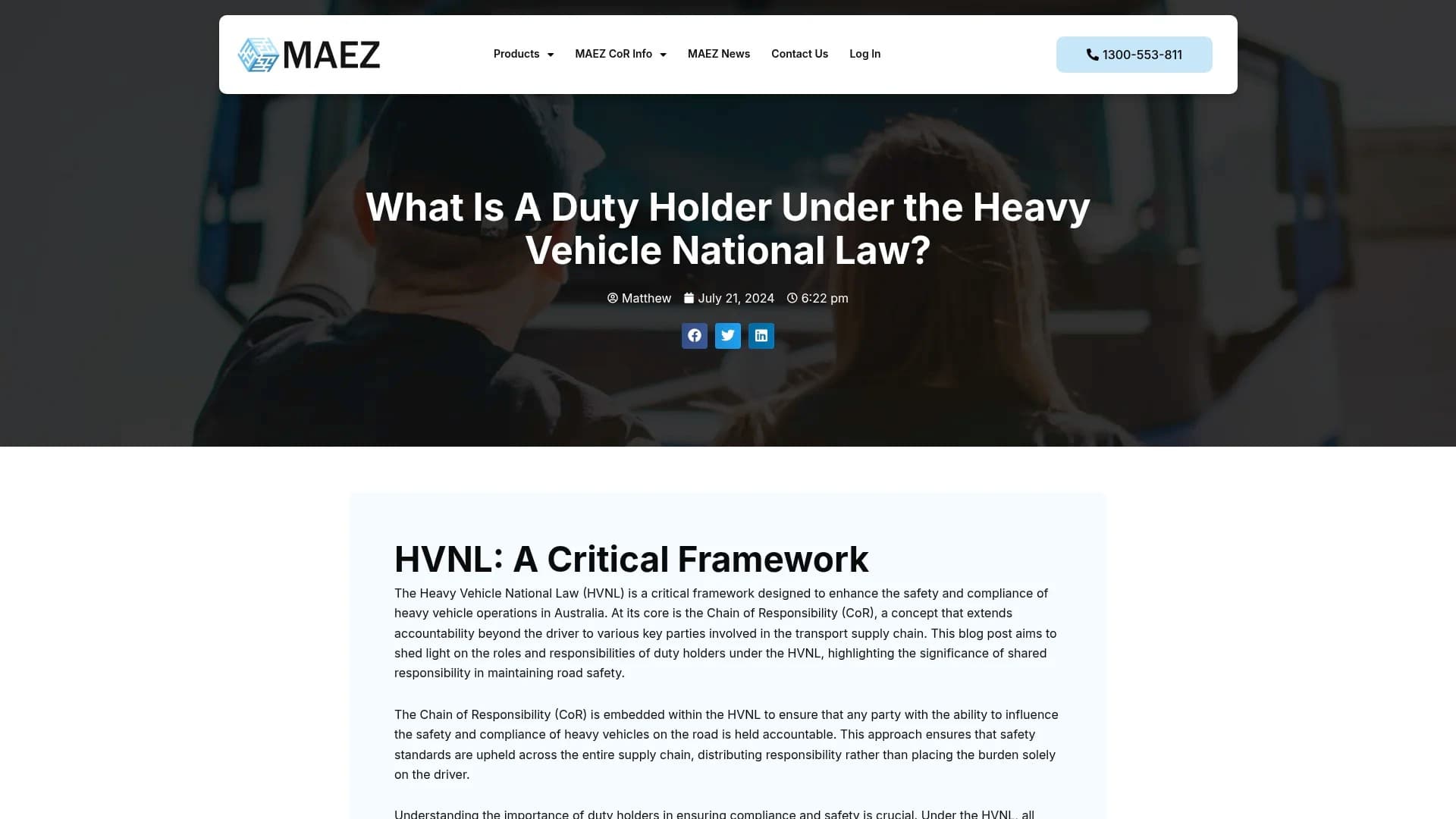 MAEZ legacy graphic: screenshot gen 916 maez.com .au what is a hvnl duty holder 1763944340687