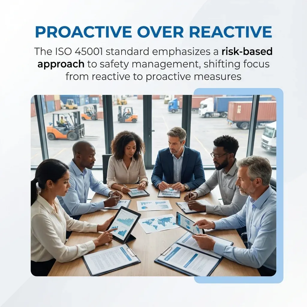 MAEZ graphic: gemini fact the iso 45001 standard emphasizes a riskbased appr 1764196108629