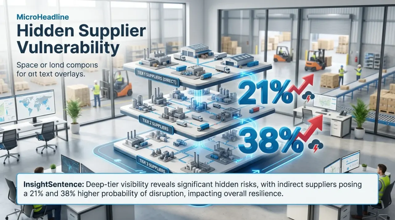 MAEZ graphic: gemini statistic tier 2 suppliers face a 21 higher disruption risk 1764196117180
