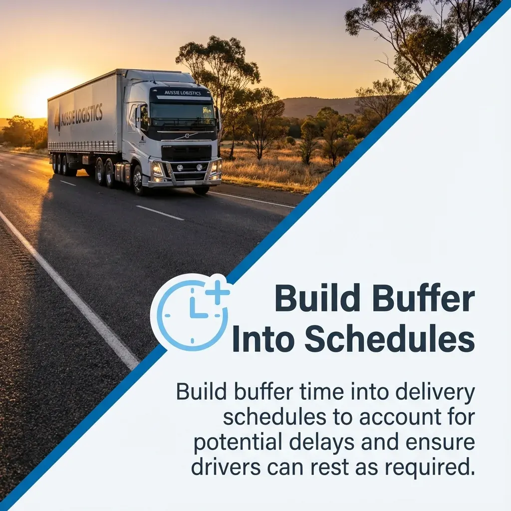 MAEZ graphic: gemini tip build buffer time into delivery schedules to accou 1764291788977