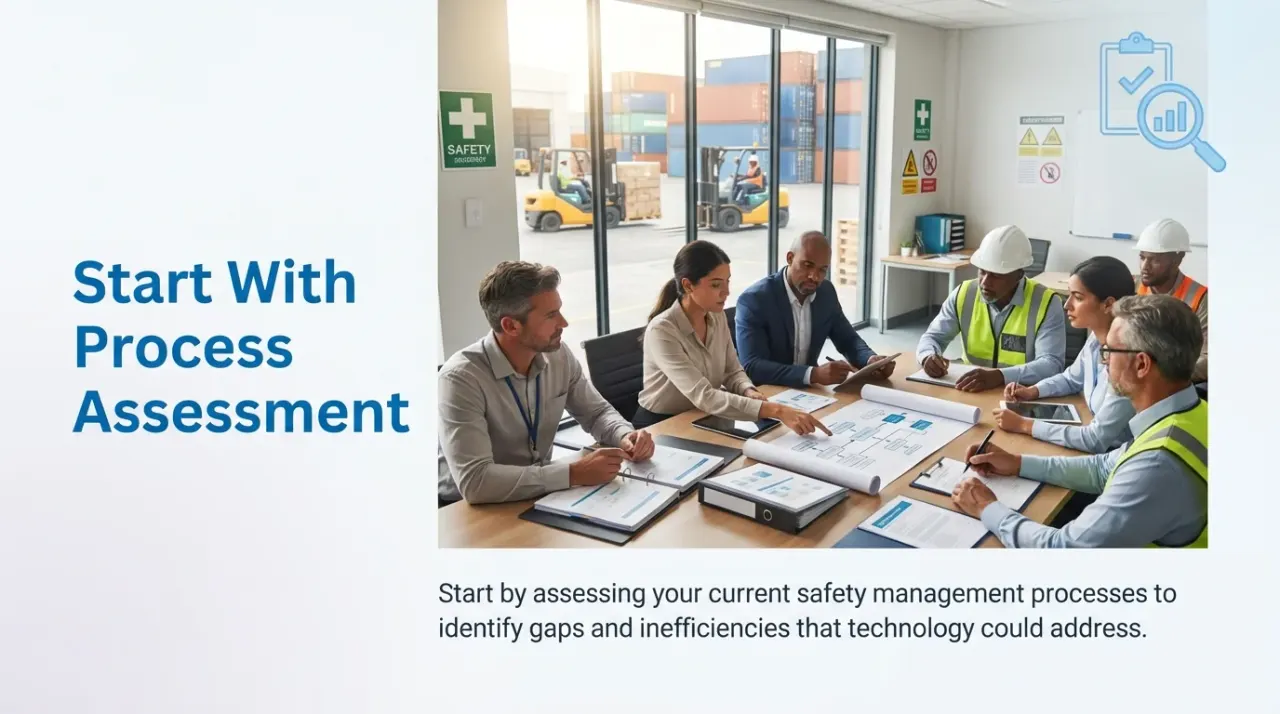 MAEZ graphic: gemini tip start by assessing your current safety management 1764196190204