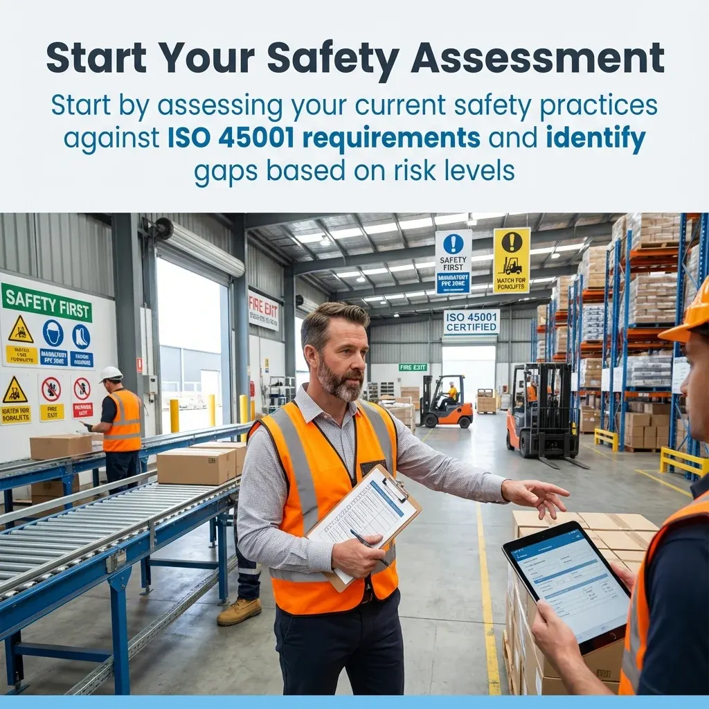 MAEZ graphic: gemini tip start by assessing your current safety practices a 1764196171776