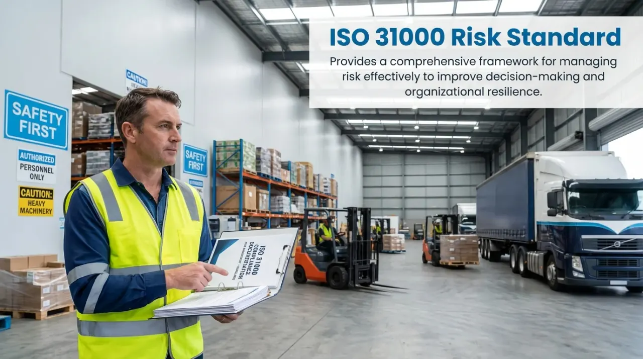 MAEZ graphic: gemini fact iso 31000 provides standardised risk assessment me 1764768377625