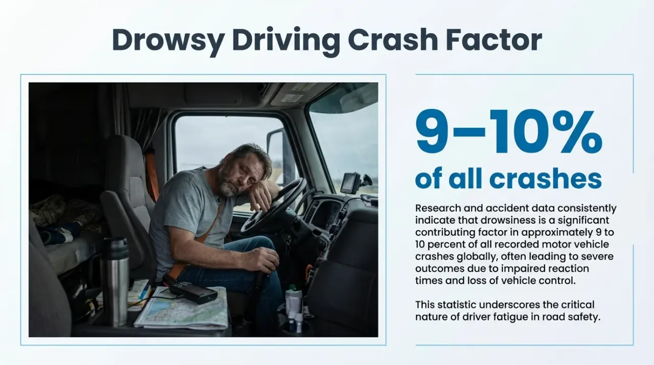 MAEZ graphic: gemini statistic a naturalistic driving study estimated that drowsi 1764768371598