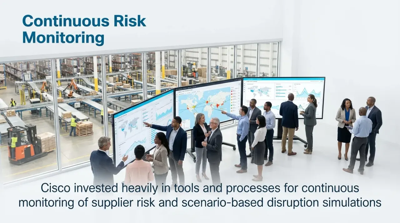 MAEZ graphic: gemini statistic cisco invested heavily in tools and processes for 1765412345440