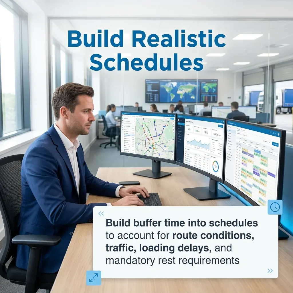MAEZ graphic: gemini tip build buffer time into schedules to account for ro 1764768329827