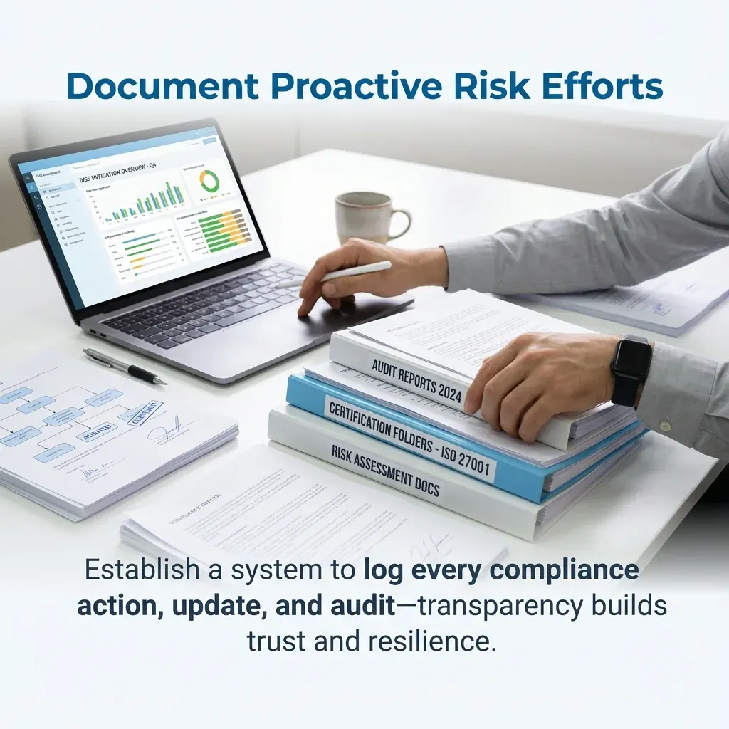 MAEZ graphic: gemini tip create documented evidence of proactive risk manag 1764768422879