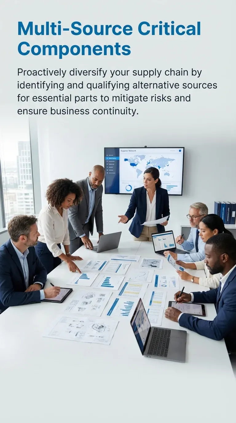 MAEZ graphic: gemini tip develop alternative suppliers for critical compone 1764768284607