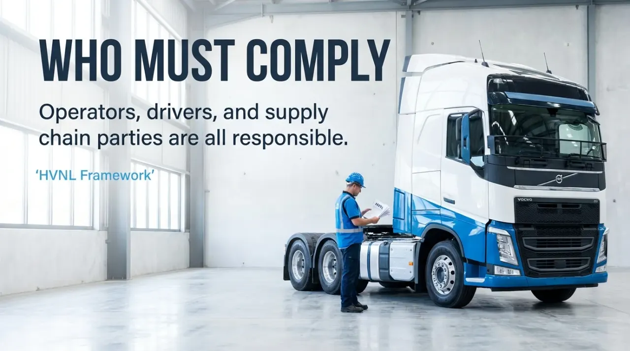 MAEZ graphic: gemini fact the hvnl governs vehicles over 45 tonnes gross veh 1767871763984