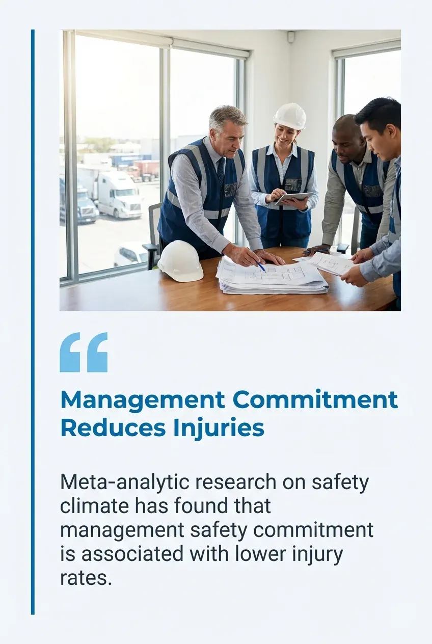 MAEZ graphic: gemini quote metaanalytic research on safety climate has found 1767871838745