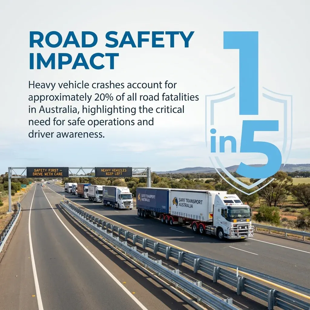 MAEZ graphic: gemini statistic heavy vehicles are involved in around one in five 1767872210515