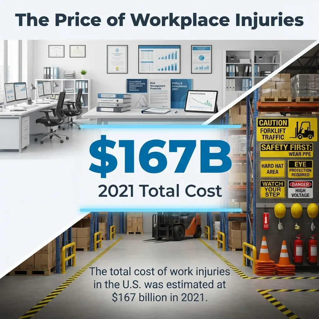 MAEZ graphic: gemini statistic the total cost of work injuries in the us was esti 1767871731787