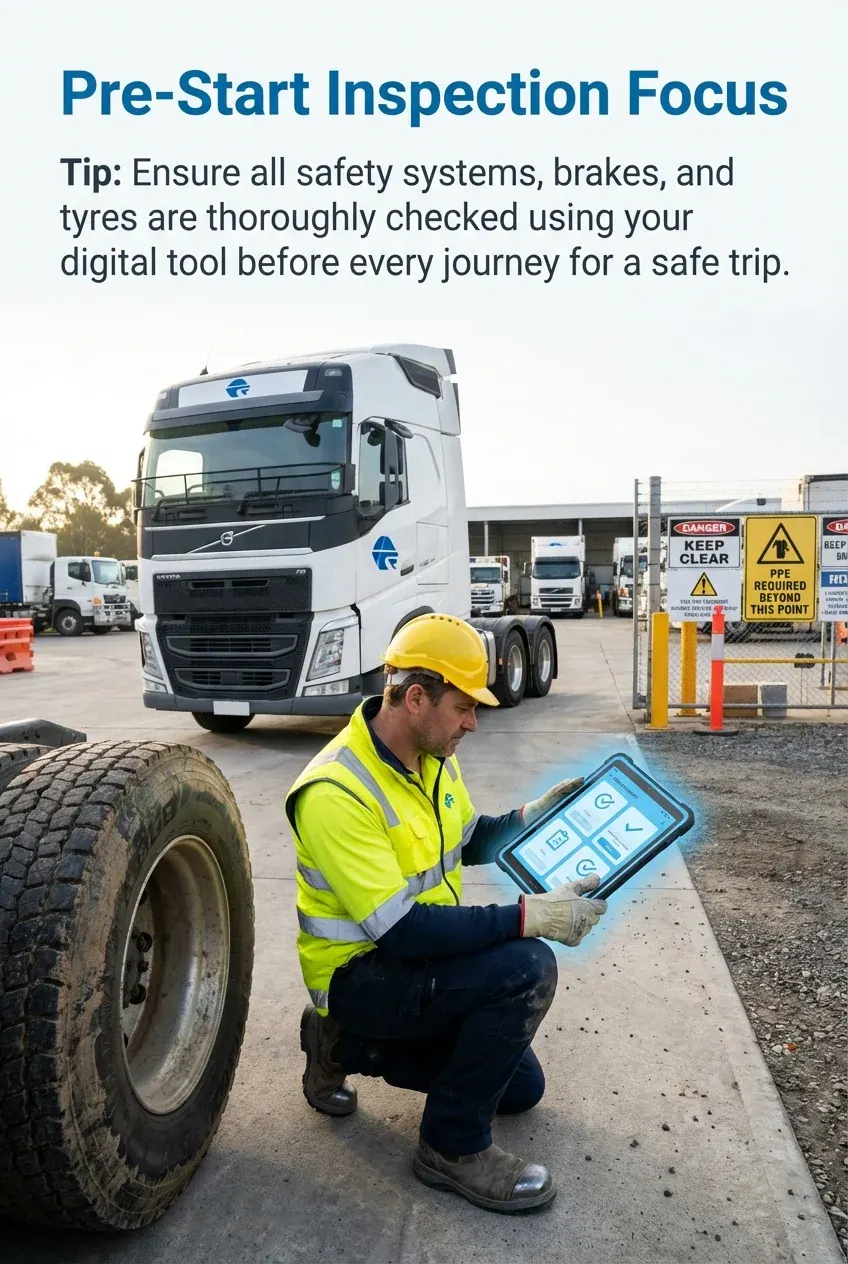 MAEZ graphic: gemini tip create simple inspection forms drivers can complet 1767872029764
