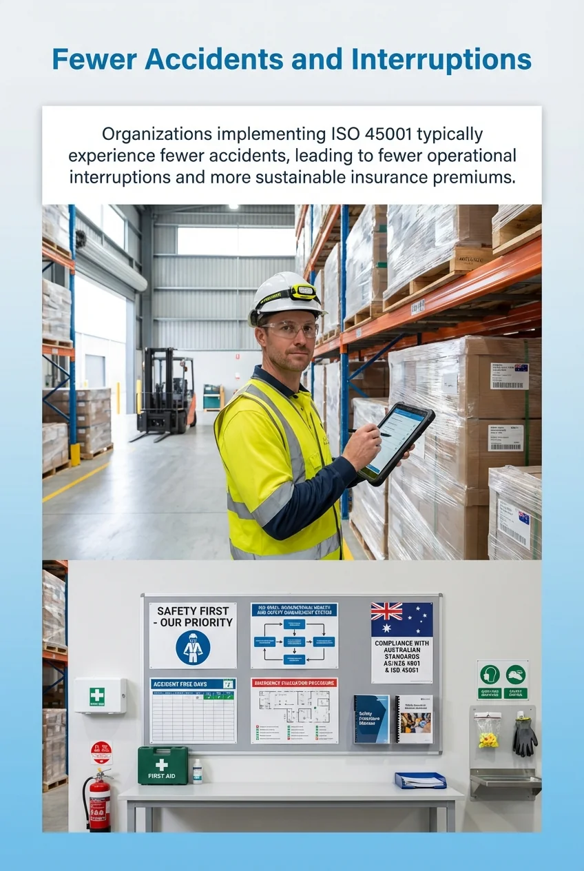 Fewer Accidents and Interruptions