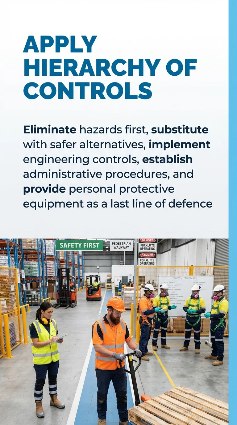 Apply Hierarchy of Controls