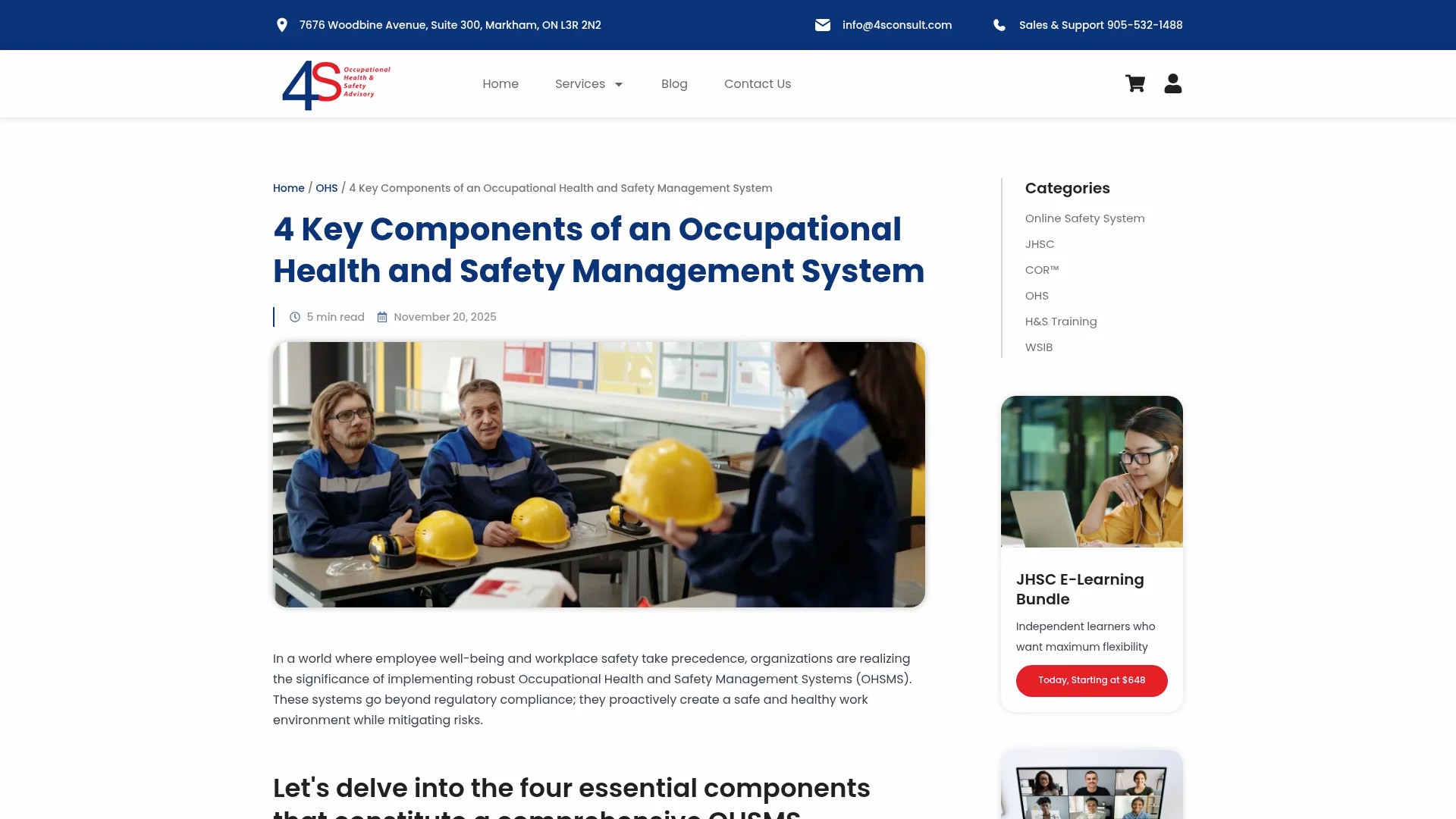 Screenshot of https://www.4sconsult.com/resource-details/4-key-components-of-a-safety-system/
