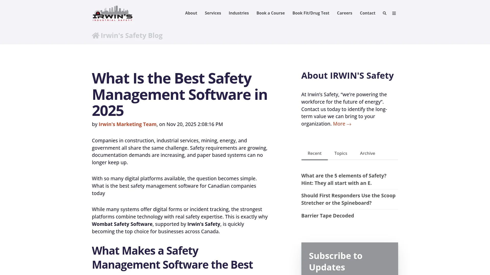 Screenshot of https://www.irwinsafety.com/blog/what-is-the-best-safety-management-software-in-2025