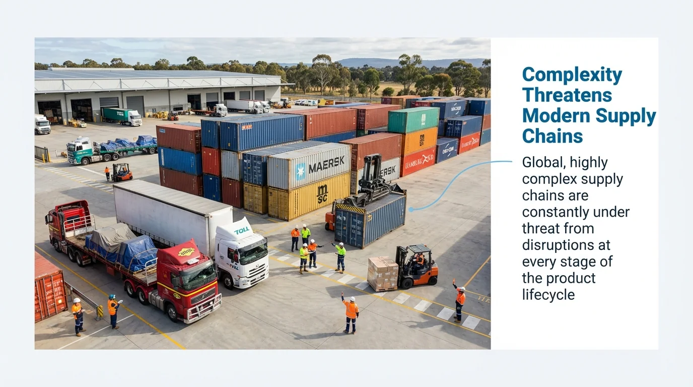 Complexity Threatens Modern Supply Chains