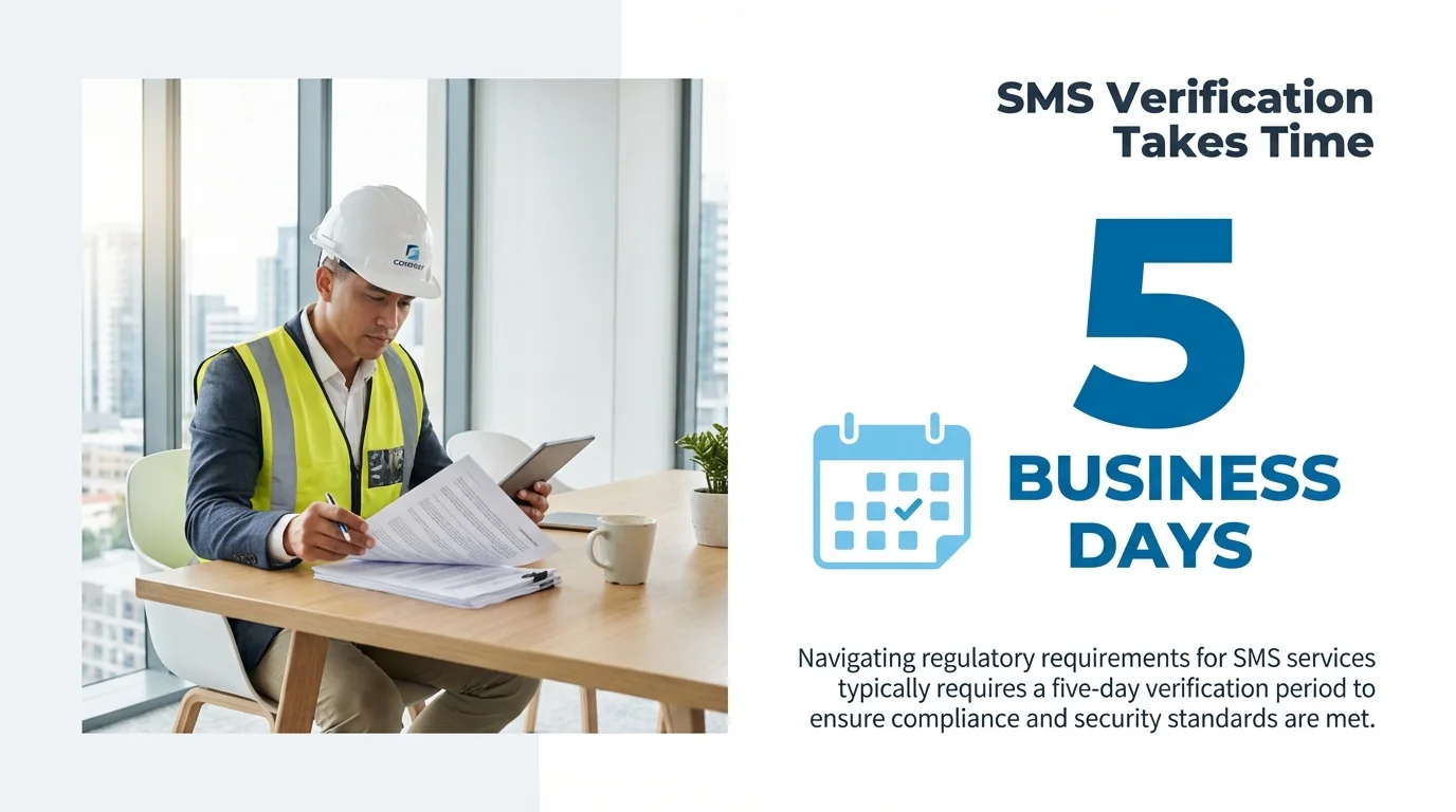 SMS Verification Takes Time