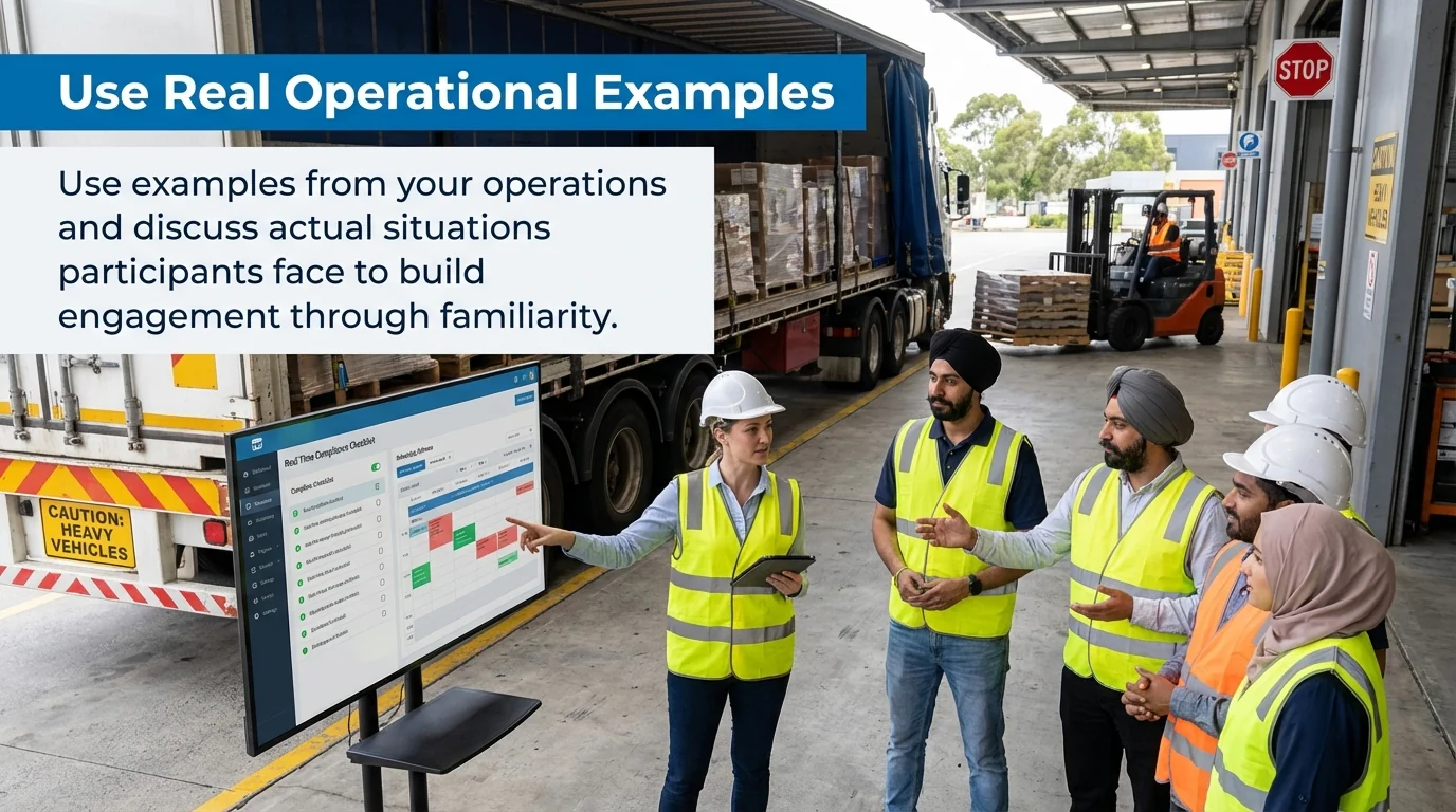 Use Real Operational Examples