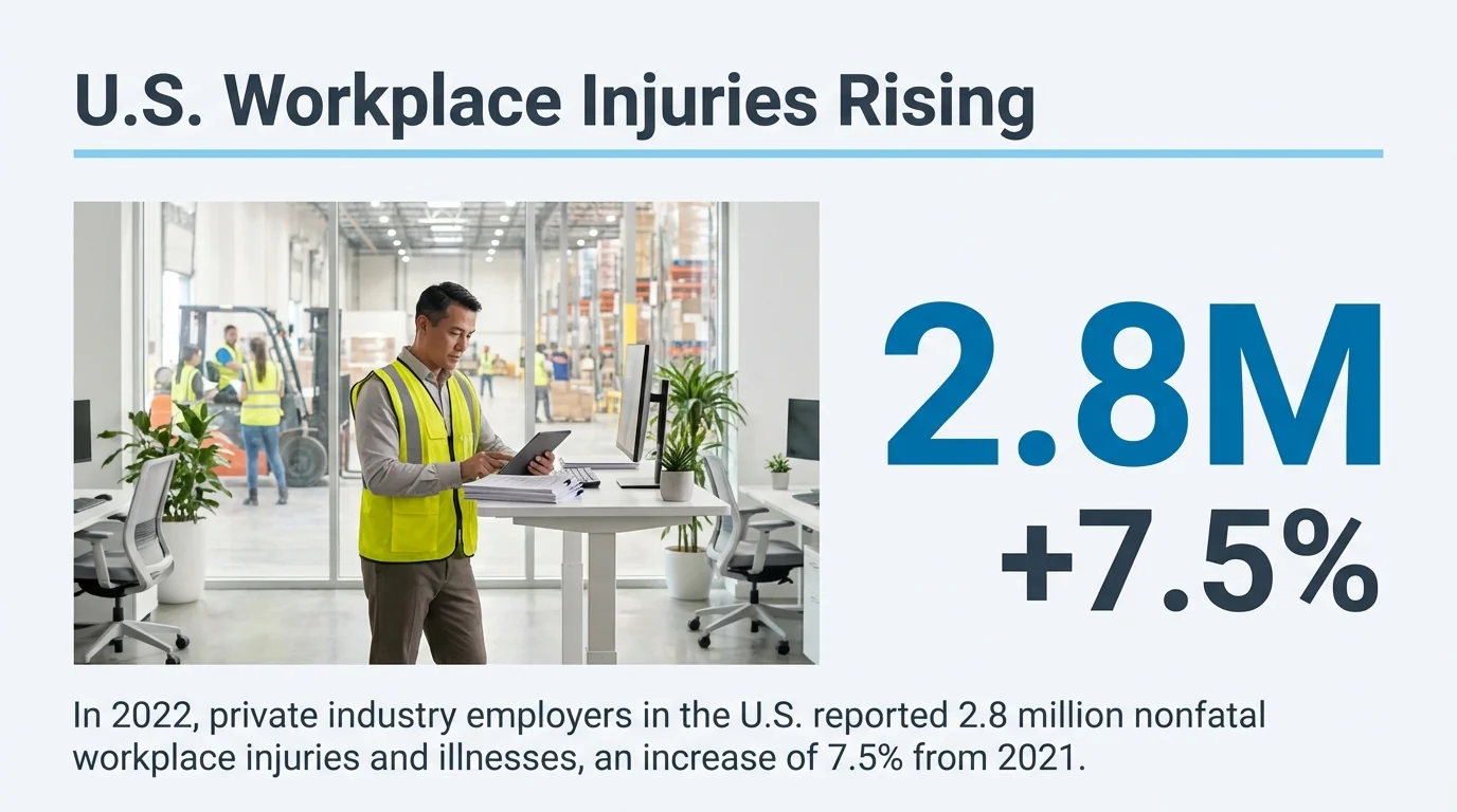 U.S. Workplace Injuries Rising