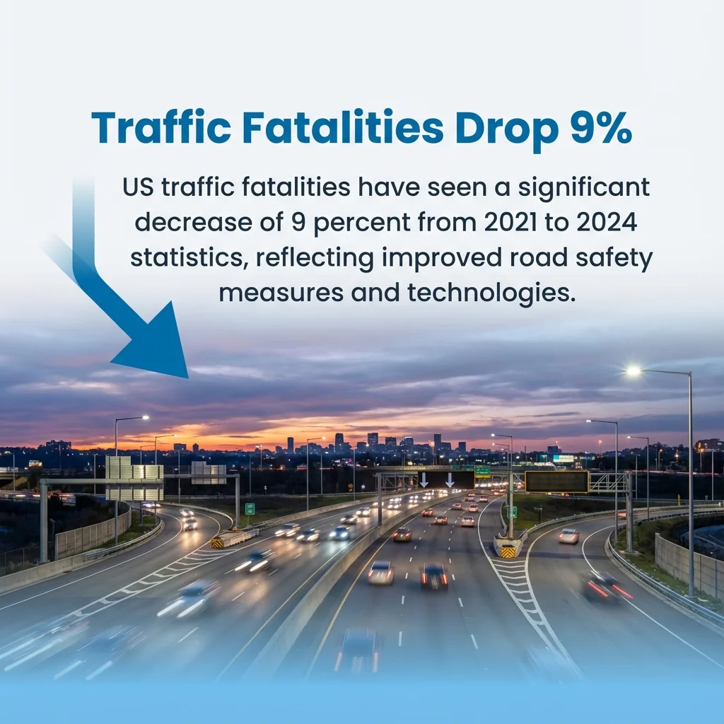 Traffic Fatalities Drop 9%